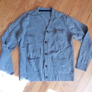 Aeropostale Men's Gray Cardigan Sweater Sz M